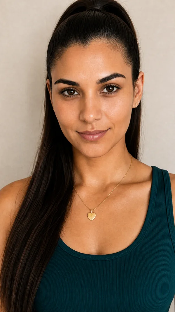 Draped in teal: natural glow